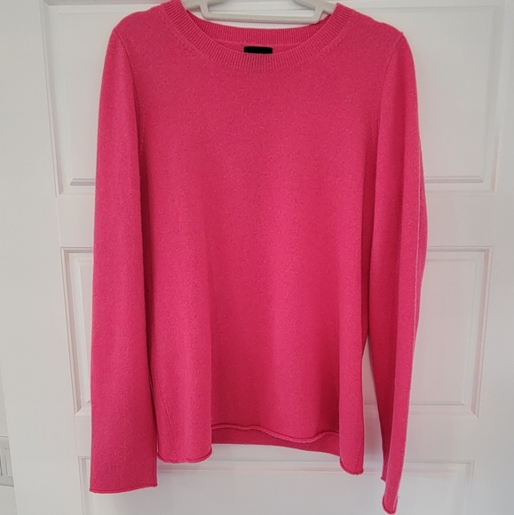 JCrew Coral Cashmere Sweater. Extra Large. - Picture 2 of 5